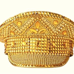 Sparkly Golden Steampunk Cosplay Hat
